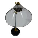 GloboStar® OLIVIA 01068 Vintage Φωτιστικό Τοίχου Απλίκα Μονόφωτο με Σπαστό Μεταλλικό Βραχίονα και Γυάλινη Καμπάνα Φ19 x Μ63 x Π19 x Υ77cm