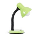 GloboStar® STUDENT GREEN 01533 Μοντέρνο Επιτραπέζιο Φωτιστικό Γραφείου Μονόφωτο 1 x E27 Πράσινο με Λευκό Μεταλλικό με Διακόπτη ΟN/OFF Καμπάνα Φ12 x Υ32cm