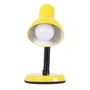 GloboStar® STUDENT YELLOW 01536 Μοντέρνο Επιτραπέζιο Φωτιστικό Γραφείου Μονόφωτο 1 x E27 Κίτρινο με Λευκό Μεταλλικό με Διακόπτη ΟN/OFF Καμπάνα Φ12 x Υ32cm