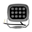 LED Προβολέας Αρχιτεκτονικού Φωτισμού 12W CREE 230v 1440lm Δέσμης 10° Μοιρών Αδιάβροχος IP67 Μπλε GloboStar 05019