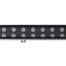 LED Wall Washer Αρχιτεκτονικού Φωτισμού 100cm GENIUS 48W CREE 24v 5760lm Δέσμης 10-30° Μοιρών Αδιάβροχο IP66 Θερμό Λευκό - Πορτοκαλί 2200k GloboStar 05108