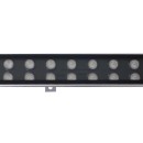 LED Wall Washer Αρχιτεκτονικού Φωτισμού 100cm GENIUS 48W CREE 24v 7680lm Δέσμης 10-30° Μοιρών Αδιάβροχο IP66 Ψυχρό Λευκό 6000k GloboStar 05111