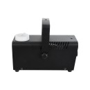 GloboStar® 51143 Επαγγελματική Μηχανή Fog Machine - Εφέ Καπνού 400W AC 220V-240V 1L On/Off & Ασύρματο Χειριστήριο - Μαύρο - L24 x W10.5 x H13cm