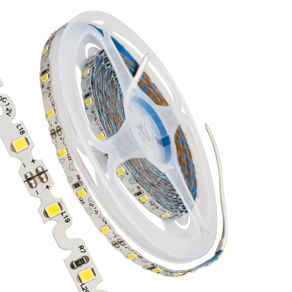 GloboStar® 70041 Ταινία LED Τύπου S Ζιγκ Ζαγκ SMD 2835 5m 6W/m 60LED/m 942lm/m 120° DC 12V IP20 Φυσικό Λευκό 4500K - 5 Χρόνια Εγγύηση