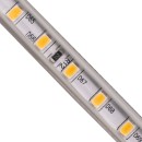 GloboStar® 70503 Slim Ταινία Μονής Σειράς Epistar LED SMD 2835 1m 12W/m 96LED/m 1572lm/m 120° DC 230V Αδιάβροχη IP68 Ultra Θερμό Λευκό 2200K Dimmable