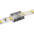 GloboStar® 70713 Ταχυσύνδεσμος Ένωσης IP20 - Strip To Strip Connector για Ένωση 2 x Μονόχρωμες Ταινίες LED Πλάτους 8mm