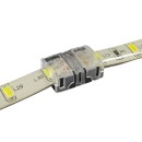 GloboStar® 70719 Αδιάβροχος Ταχυσύνδεσμος Ένωσης IP65 - Strip To Strip Connector για Ένωση 2 x Μονόχρωμες Αδιάβροχες Ταινίες LED Πλάτους 10mm