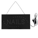 Φωτιστικό LED Σήμανσης NAILS με Διακόπτη ON/OFF και Πρίζα 230v 48x2x25cm GloboStar 96304