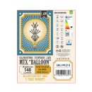 GloboStar® 99210 Λάμπα LED MTX Diode HP E27 BLL150 MTX BALLOON Γλόμπος 1.6W 140lm 360° AC 220-240V IP20 Φ15 x Υ19.5cm Ultra Θερμό Λευκό 2200K με Μελί Γυαλί - 3 Χρόνια Εγγύηση