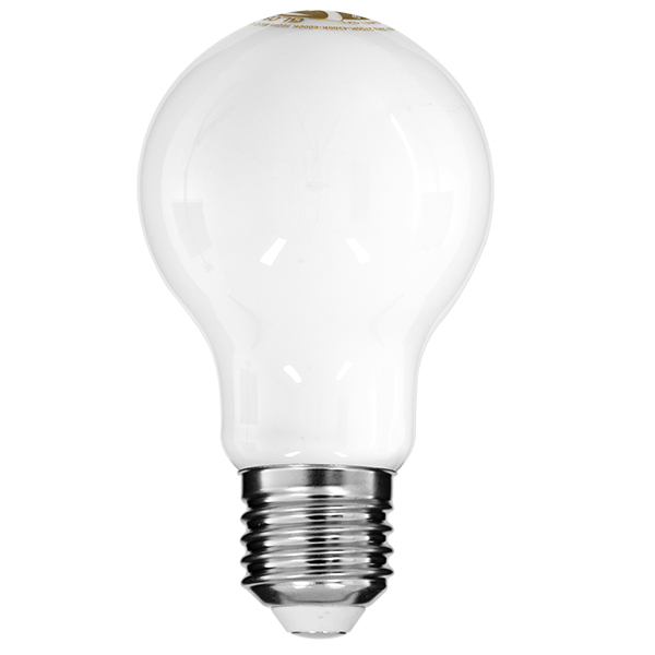 GloboStar® 99242 Λάμπα E27 A60 Γλόμπος LED CCT FILAMENT 6W 560 lm 320° AC 85-265V με Λευκό Γαλακτερό Γυαλί 3 Step Switch CCT Change Θερμό Λευκό - Φυσικό Λευκό - Ψυχρό Λευκό