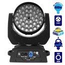 Κινούμενη Ρομποτική Κεφαλή Artemis ZOOM WASH PRO 10°-60° 36*10 Watt CREE LED RGBW 360W 230V DMX512 GloboStar 51116