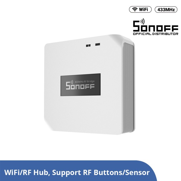 GloboStar® 80052 SONOFF RF BRIDGER2 - 433MHz RF to Wi-Fi Smart Hub - Switch Hub