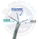 GloboStar® AVA 61017 Πλαφονιέρα Οροφής LED CCT 76W 8372lm 120° AC 220-240V - Εναλλαγή Φωτισμού μέσω Τηλεχειριστηρίου All In One Ψυχρό Λευκό 6000k+Φυσικό Λευκό 4500k+Θερμό Λευκό 2700k Dimmable Φ48cm - Λευκό - 3 Years Warranty