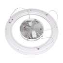 GloboStar® ARIANA 61038 Κρεμαστή Πλαφονιέρα Οροφής Κύκλος LED CCT 55W 6376lm 120° AC 220-240V - Εναλλαγή Φωτισμού μέσω Τηλεχειριστηρίου All In One Ψυχρό Λευκό 6000k+Φυσικό Λευκό 4500k+Θερμό Λευκό 2700k Dimmable Φ48cm - Λευκό - 3 Years Warranty