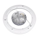 GloboStar® ARIANA 61039 Κρεμαστή Πλαφονιέρα Οροφής Κύκλος LED CCT 55W 6376lm 120° AC 220-240V - Εναλλαγή Φωτισμού μέσω Τηλεχειριστηρίου All In One Ψυχρό Λευκό 6000k+Φυσικό Λευκό 4500k+Θερμό Λευκό 2700k Dimmable Φ48cm - Ανθρακί - 3 Years Warrant