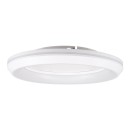 GloboStar® MELINA 61041 Πλαφονιέρα Οροφής Κύκλος LED CCT 55W 6376lm 120° AC 220-240V - Εναλλαγή Φωτισμού μέσω Τηλεχειριστηρίου All In One Ψυχρό Λευκό 6000k+Φυσικό Λευκό 4500k+Θερμό Λευκό 2700k Dimmable Φ48cm - Λευκό - 3 Years Warranty