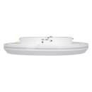 GloboStar® MELINA 61041 Πλαφονιέρα Οροφής Κύκλος LED CCT 55W 6376lm 120° AC 220-240V - Εναλλαγή Φωτισμού μέσω Τηλεχειριστηρίου All In One Ψυχρό Λευκό 6000k+Φυσικό Λευκό 4500k+Θερμό Λευκό 2700k Dimmable Φ48cm - Λευκό - 3 Years Warranty