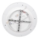 GloboStar® MELINA 61041 Πλαφονιέρα Οροφής Κύκλος LED CCT 55W 6376lm 120° AC 220-240V - Εναλλαγή Φωτισμού μέσω Τηλεχειριστηρίου All In One Ψυχρό Λευκό 6000k+Φυσικό Λευκό 4500k+Θερμό Λευκό 2700k Dimmable Φ48cm - Λευκό - 3 Years Warranty