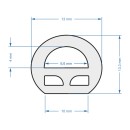 GloboStar® 70581 TUBE 360° Degree Neon Flex Epistar LED SMD 2835 1m 12W/m 120LED/m 1284lm/m 360° DC 24V Αδιάβροχη IP68 Φυσικό Λευκό 4500K Dimmable