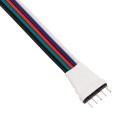 GloboStar® 70696 RGB+W Connector με 15cm Καλώδιο 5 PIN