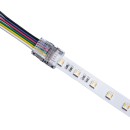 GloboStar® 70738 Εύκαμπτο Πλακέ Καλώδιο 1m RGB+CCT 6 x 0.25mm²