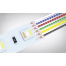 GloboStar® 70738 Εύκαμπτο Πλακέ Καλώδιο 1m RGB+CCT 6 x 0.25mm²