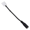 GloboStar® 70740 Ταχυσύνδεσμος Τροφοδοσίας IP20 - Strip To Power Connector 5.5*2.1 για Ένωση 1 x Μονόχρωμη Ταινία LED Πλάτους 10mm