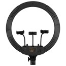 GloboStar® 75805 Professional Digital Ring Light Φ46cm LED SMD 70W 7000lm 180° AC 230V με Καλώδιο Τροφοδοσίας Πρίζας - Ασύρματο Χειριστήριο RF 2.4Ghz Εναλλαγής Χρωμάτων & 3 Βάσεις Τηλεφώνου - Πολύχρωμο RGBW+WW Dimmable