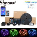 GloboStar® 80024 SONOFF L1-5M-EU-GR-R2 - Wi-Fi Smart RGB LED Light Strip SET 5M Waterproof IP65