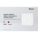 GloboStar® 80048 SONOFF SNZB-02-R3 – Zigbee Wireless Temperature & Humidity Sensor Real Time Monitoring