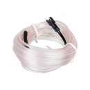 GloboStar® 82200 TUBE 360° Degree Διακοσμητική EL-Wire Neon Αυτοκινήτου Κορδόνι ΣΕΤ 3m 1W/3m 30lm/m 360° DC 12V με Βύσμα Αναπτήρα Αυτοκινήτου Αδιάβροχη IP68 Ψυχρό Λευκό 6000K