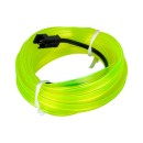 GloboStar® 82202 TUBE 360° Degree Διακοσμητική EL-Wire Neon Αυτοκινήτου Κορδόνι ΣΕΤ 3m 1W/3m 30lm/m 360° DC 12V με Βύσμα Αναπτήρα Αυτοκινήτου Αδιάβροχη IP68 Πράσινο Φωσφορούχο