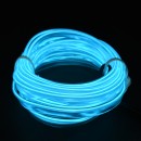 GloboStar® 82204 TUBE 360° Degree Διακοσμητική EL-Wire Neon Αυτοκινήτου Κορδόνι ΣΕΤ 3m 1W/3m 30lm/m 360° DC 12V με Βύσμα Αναπτήρα Αυτοκινήτου Αδιάβροχη IP68 Γαλάζιο