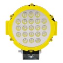 GloboStar® 85411 PRO Series Προβολέας Εργασίας Κίτρινος - Working Light για Αυτοκίνητα & Φορτηγά LED CREE XBD 63W 6300lm DC 10-30V Αδιάβροχος IP65 Ψυχρό Λευκό 6000K