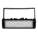 GloboStar® GOLIATH 90100-1 LED Προβολέας Γηπέδου - Φωτιστικό Tunnel 50W 8000LM 75°*135° AC 100-277V IP65 Μ32 x Π12 x Υ9cm Ψυχρό Λευκό 5000K - MeanWell Driver & LumiLEDs Chip - 5 Χρόνια Εγγύηση