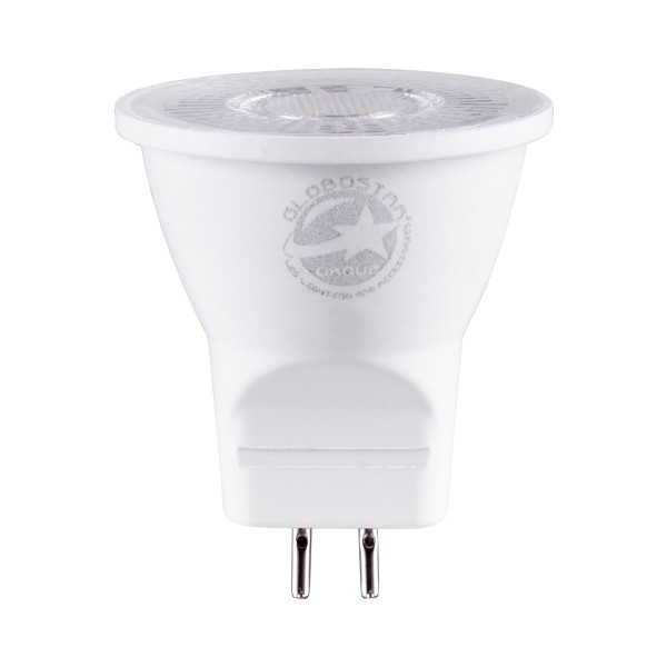 GloboStar® 60110 Σποτ LED GU5.3 MR11 3W 300lm 38° DC 12-24V IP20 Φ3.5 x Υ3.5cm Θερμό Λευκό 2700K - 3 Years Warranty