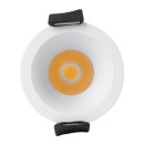 GloboStar® MICRO-S 60236 Χωνευτό LED Spot Downlight TrimLess Φ4cm 5W 650lm 38° AC 220-240V IP20 Φ4 x Υ5.9cm - Στρόγγυλο - Λευκό - Φυσικό Λευκό 4500K - Bridgelux COB - 5 Years Warranty