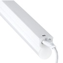 GloboStar® TUBO 60784 Γραμμικό Φωτιστικό Οροφής Linear LED Τύπου T5 Επεκτεινόμενο 5.5W 550lm 180° AC 220-240V IP20 Πάγκου Κουζίνας με Διακόπτη On/Off Μ30 x Π2.2 x Υ3.5cm Ψυχρό Λευκό 6000K - Λευκό - 3 Years Warranty