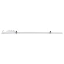 GloboStar® LUCA 61033 Γραμμικό Χωνευτό Φωτιστικό Linear LED CCT 54W 6500lm 120° AC 220-240V Μ121.5 x Π5 x Υ4cm - Εναλλαγή Φωτισμού μέσω Τηλεχειριστηρίου All In One Ψυχρό 6000k+Φυσικό 4500k+Θερμό 2700k Dimmable - Λευκό - 3 Years Warranty