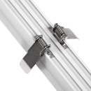 GloboStar® LUCA 61033 Γραμμικό Χωνευτό Φωτιστικό Linear LED CCT 54W 6500lm 120° AC 220-240V Μ121.5 x Π5 x Υ4cm - Εναλλαγή Φωτισμού μέσω Τηλεχειριστηρίου All In One Ψυχρό 6000k+Φυσικό 4500k+Θερμό 2700k Dimmable - Λευκό - 3 Years Warranty