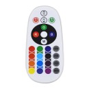 GloboStar® 70625 RGB Controller με Ασύρματο Χειριστήριο IR - Μεταλλάκτης Τροφοδοσίας AC/DC 230V Αδιάβροχος IP65 για OVALE 120° Degree Neon Flex LED RGB 4 Pin Max 1500W - Έως 100 Μέτρα