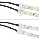 GloboStar® 70742 Καλώδιο Τροφοδοσίας DC για 2 Ταινίες LED από Female 2.1x5.5 σε 2 x 10mm 2 PIN Connector Μ32.3 x Π2 x Υ1cm