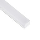 GloboStar® SURFACEPENDANT-PROFILE 70848-3M Προφίλ Αλουμινίου - Βάση & Ψύκτρα Ταινίας LED με Λευκό Γαλακτερό Κάλυμμα - Επιφανειακή & Κρεμαστή Χρήση - Πατητό Κάλυμμα - Λευκό - 3 Μέτρα - Πακέτο 5 Τεμαχίων - Μ300 x Π2.6 x Υ2.3cm