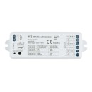 GloboStar® 73010 WT5 SKYDANCE DC WiFi & RF 2.4Ghz Dimmer High Speed Controller 5 Καναλιών DC 12-24V 5 x 3A 72W - Max 15A 360W - IP20 Μ10 x Π4 x Υ2cm - 5 Years Warranty