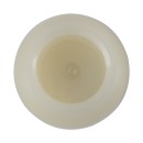 GloboStar® CANDLE 79548 ΣΕΤ 2 x Διακοσμητικά Realistic Κεράκια με LED Εφέ Κινούμενης Φλόγας - Μπαταρίας 12 x CR2032 Μπλε Μπεζ D6 x H5cm