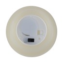 GloboStar® CANDLE 79548 ΣΕΤ 2 x Διακοσμητικά Realistic Κεράκια με LED Εφέ Κινούμενης Φλόγας - Μπαταρίας 12 x CR2032 Μπλε Μπεζ D6 x H5cm