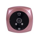 GloboStar® 86064 Επαναφορτιζόμενη Ψηφιακή Έξυπνη Camera Εξώπορτας 90° Μοιρών με Έγχρωμη Οθόνη 4.1