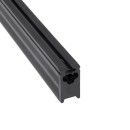 GloboStar® OFFICE 61024-P Γραμμικό Κρεμαστό Φωτιστικό Linear LED 18W 2200lm 120° AC 220-240V Μ120 x Π2 x Υ4cm Φυσικό Λευκό 4500K - Μαύρο - 3 Years Warranty