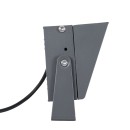 GloboStar® FLOOD-KAMY 90371 Προβολέας Wall Washer με Αντιθαμβωτική Γρίλια για Φωτισμό Κτιρίων LED 30W 2550lm 5° DC 24V Αδιάβροχο IP65 L19.5 x W10.7 x H9.5cm Αρχιτεκτονικό Πορτοκαλί 2200K - Γκρι Ανθρακί - 3 Years Warranty