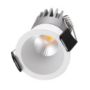 GloboStar® MICRO-S 60236 Χωνευτό LED Spot Downlight TrimLess Φ4cm 5W 650lm 38° AC 220-240V IP20 Φ4 x Υ5.9cm - Στρόγγυλο - Λευκό - Φυσικό Λευκό 4500K - Bridgelux COB - 5 Years Warranty